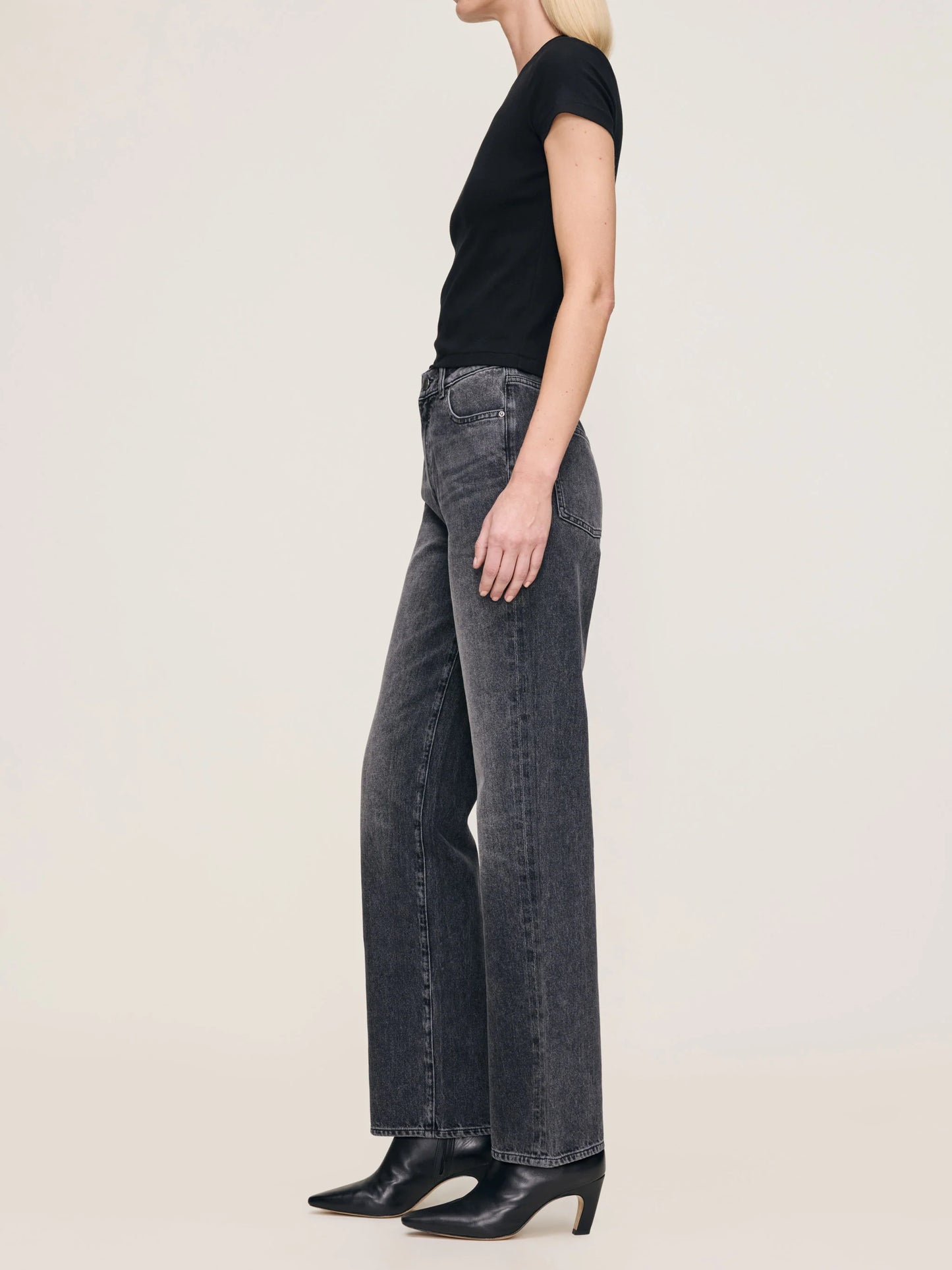 Karmine Refined Wide Leg High Rise 31" Jeans