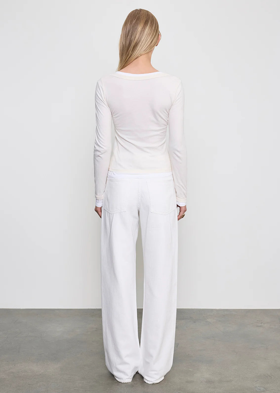 Tissue Jersey Layered L/S