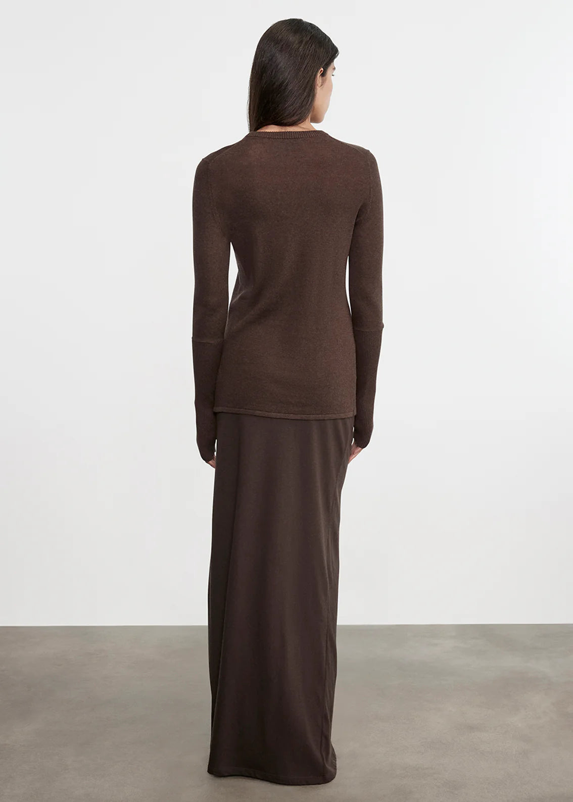 Cashmere Bias Skirt