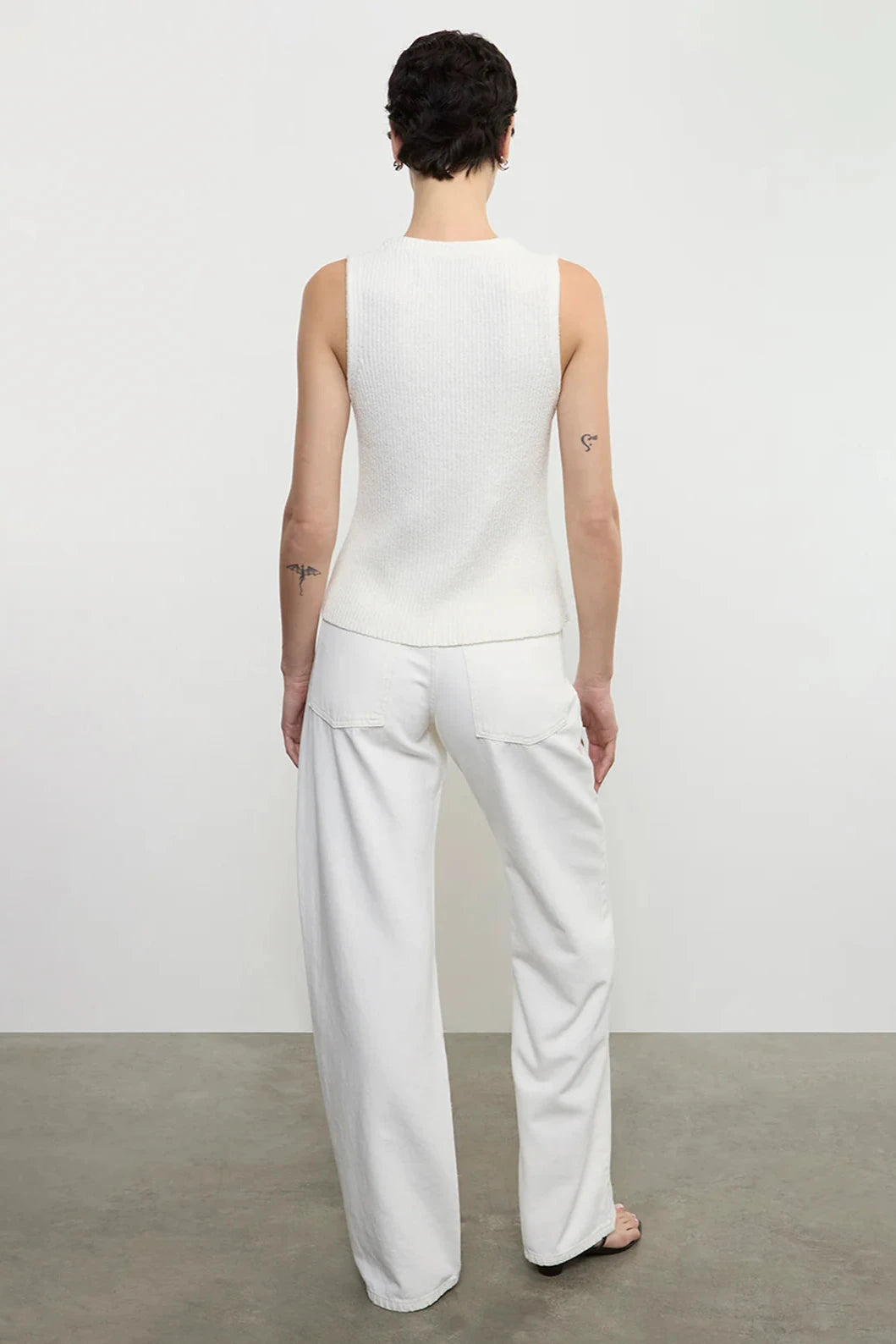 Boucle Knit Vest