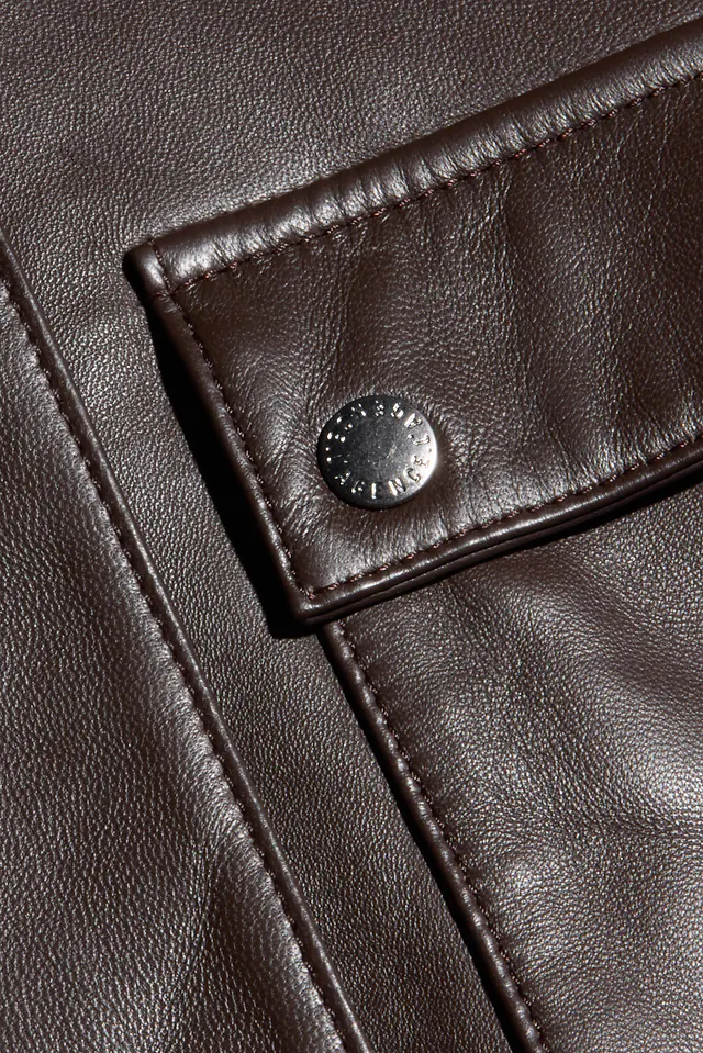 Clotilde Leather Bomber jacket