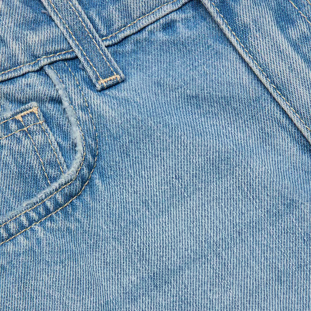 Clark Distressed Jean Short