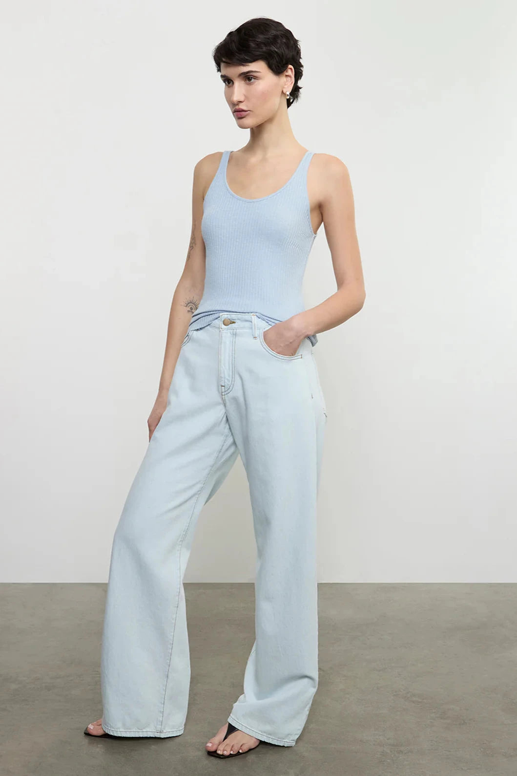 Military Rib Slim Tank