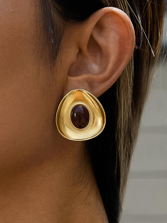 Molten Stud Earrings