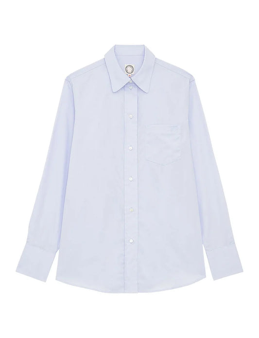 Maureen Light Blue Cotton Shirt