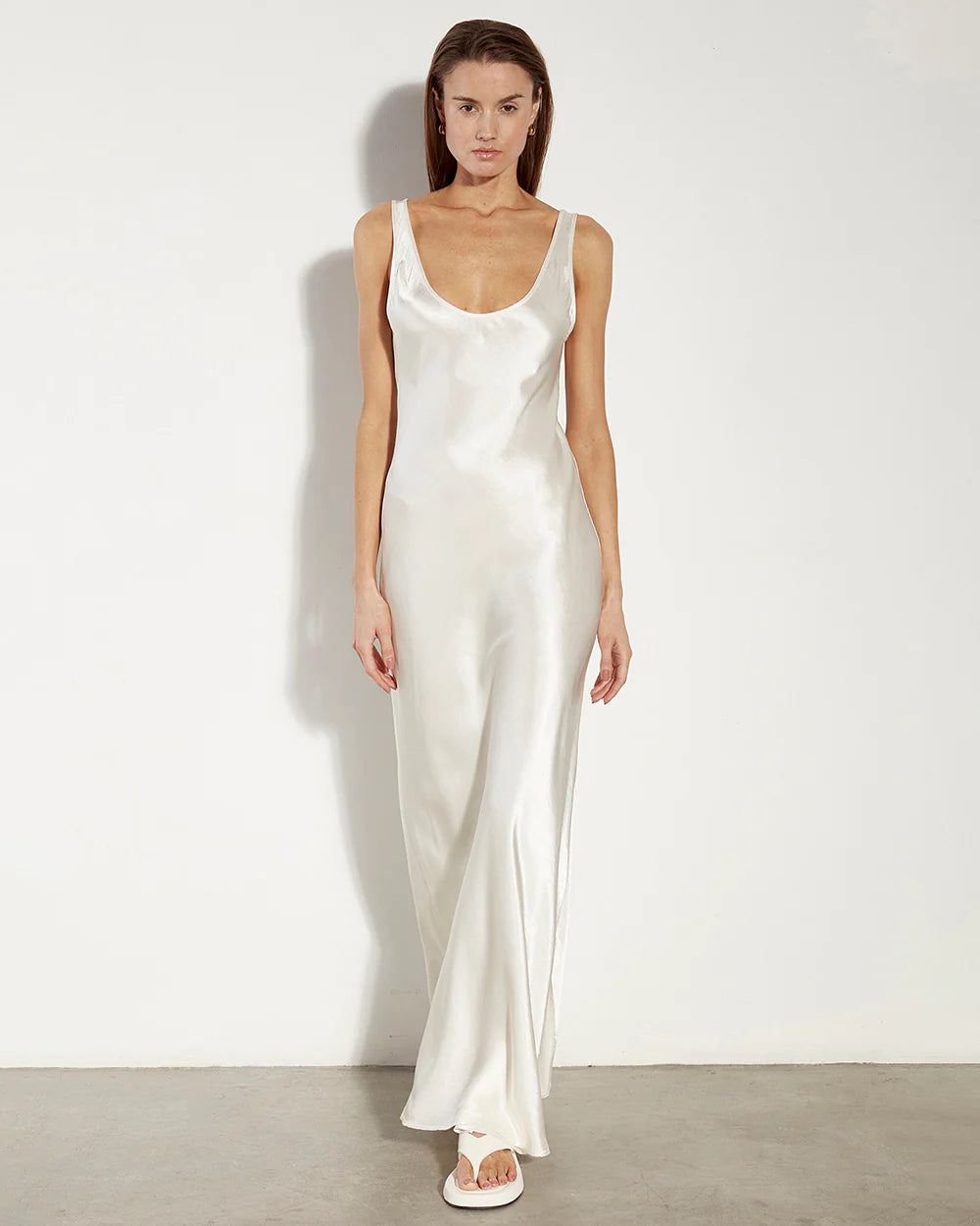 Silk Satin Tank Dress