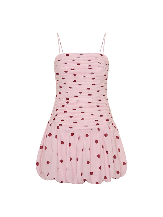 Sia Bubble Hem Mini Dress