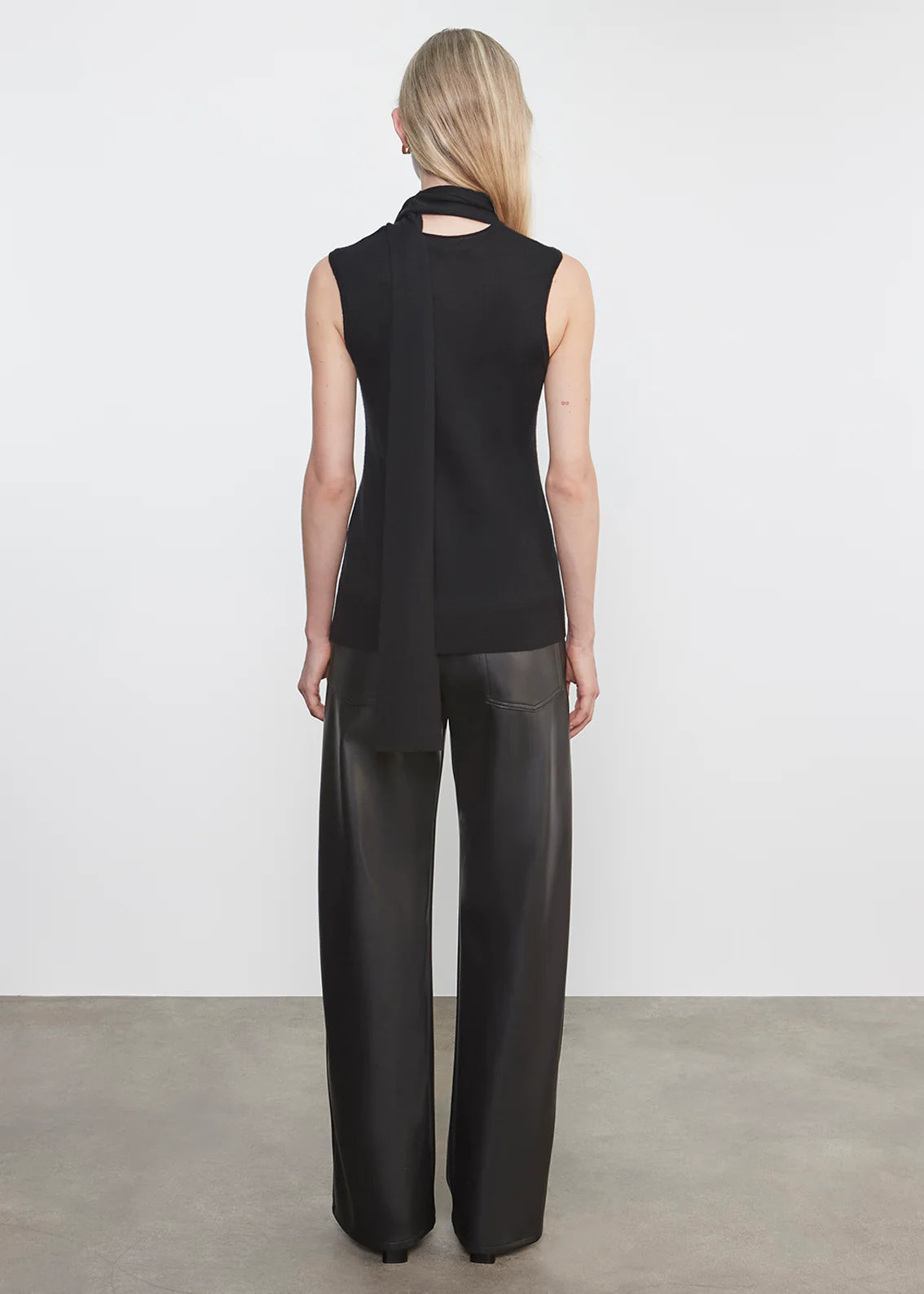 Leather Straight Leg