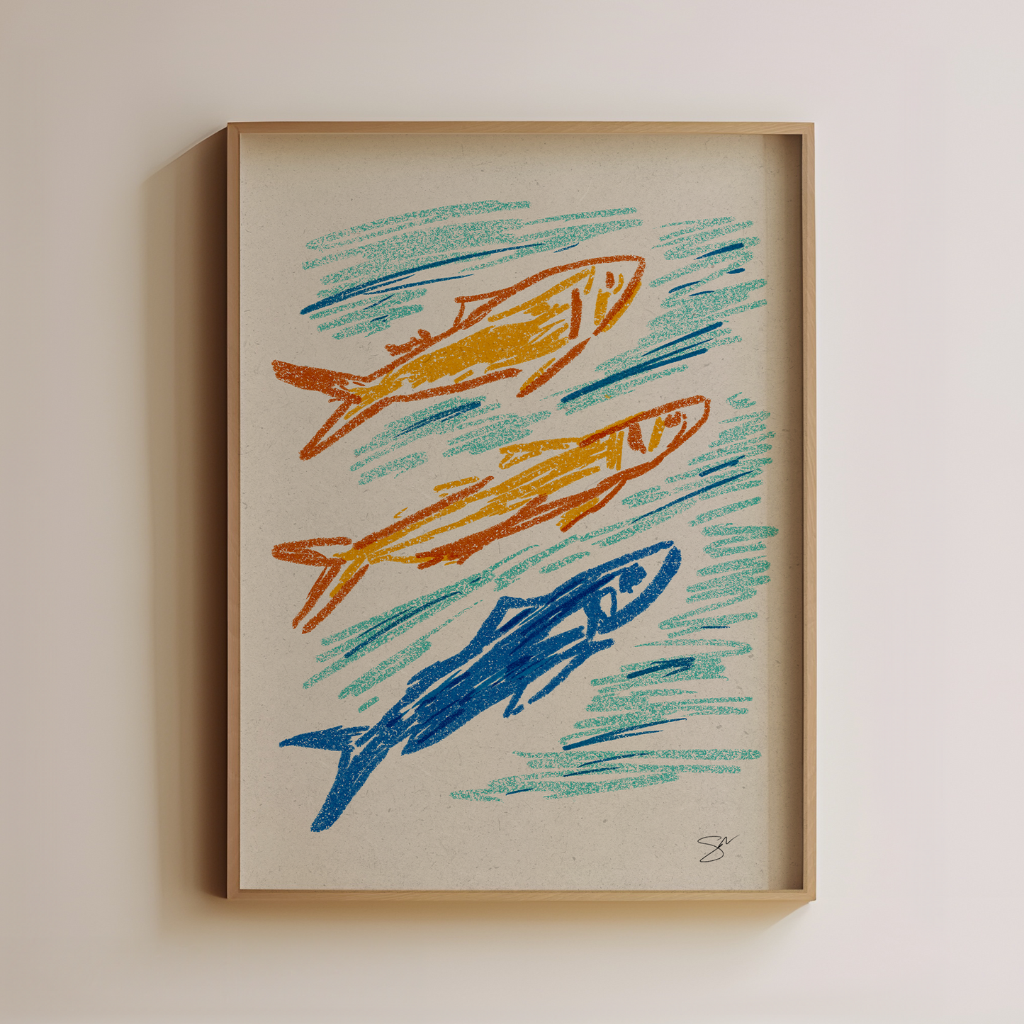 Fish Sardines by Seb Moran