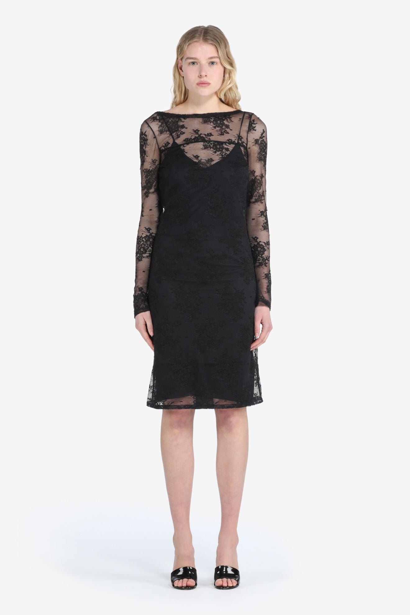 Layered Lace Dress 40 / Cream Layered Lace Dress 40 / Cream