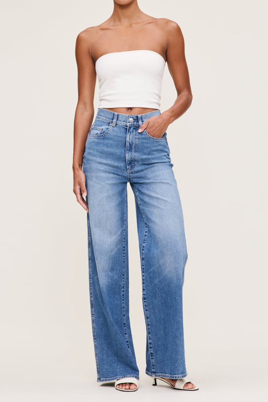 Hepburn Wide Leg High Rise 32" Jeans