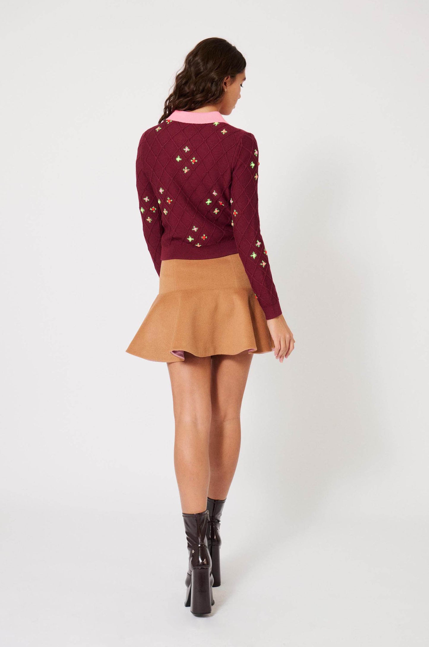 Gabardine Mini Skirt