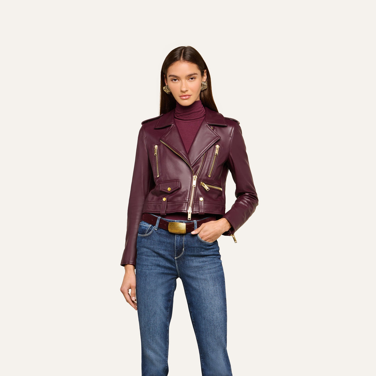 Blakely Leather Biker Jacket