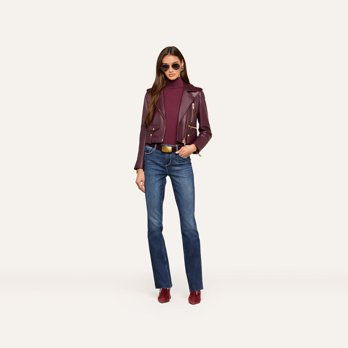 Blakely Leather Biker Jacket