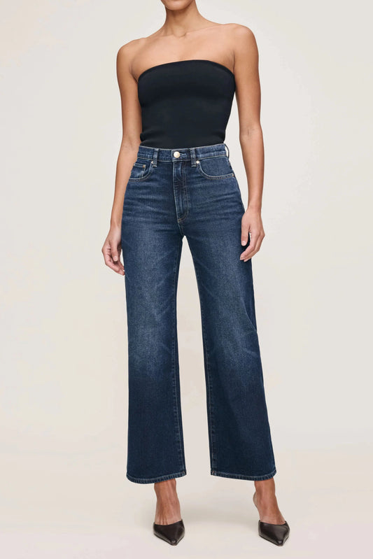 Karmine Refined Wide Leg High Rise 28" Jeans
