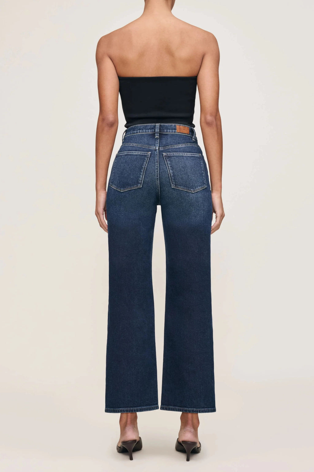 Karmine Refined Wide Leg High Rise 28" Jeans