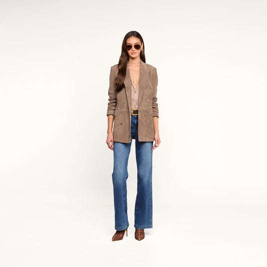 Aimee Oversized Suede Blazer