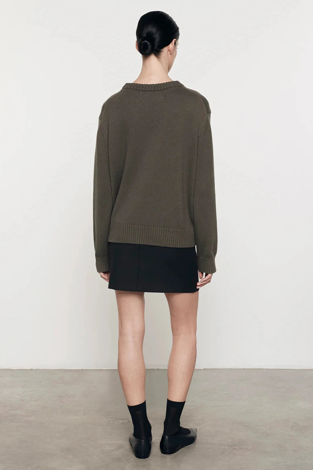 Cashmere Cotton L/S Crew