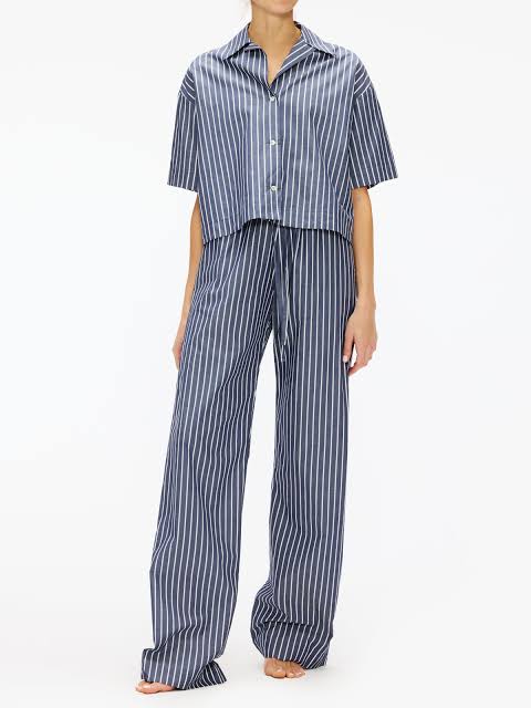 Poplin Cropped S/S Shirt