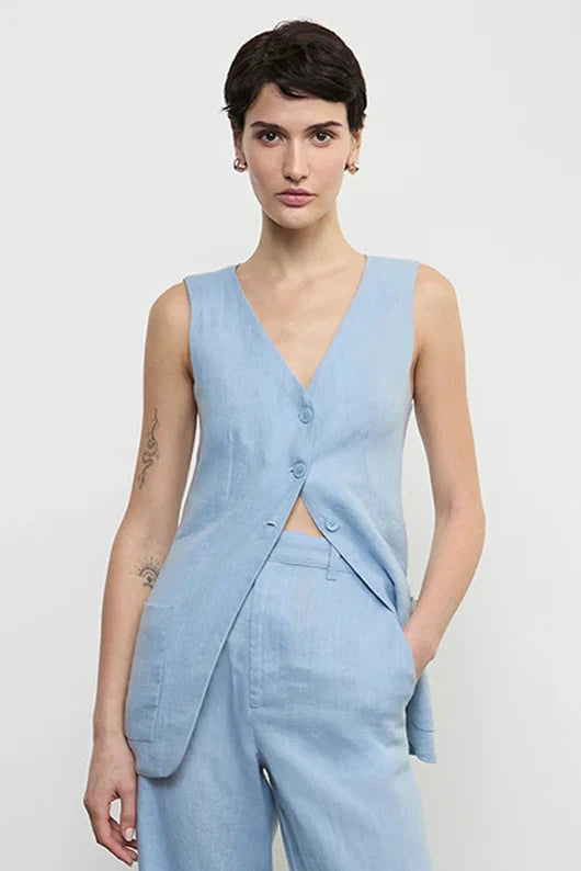 Linen Tunic Vest