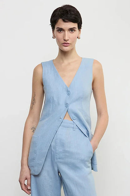 Linen Tunic Vest