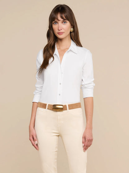 Daniella Cotton-Blend Blouse