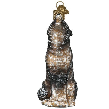 Vintage Howling Wolf Ornament