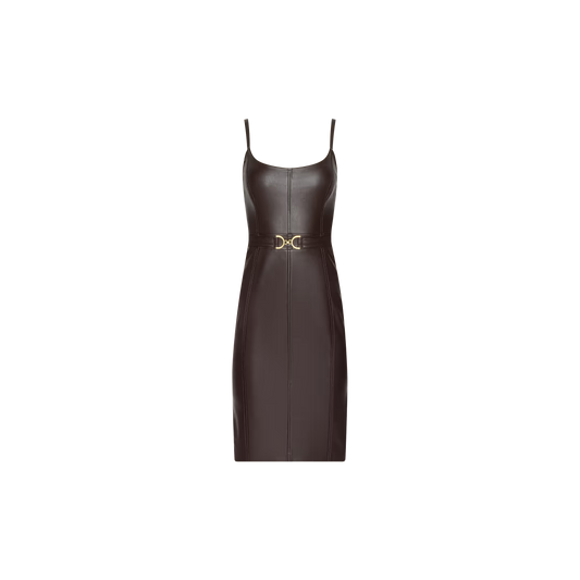 Halia Vegan Leather Dress