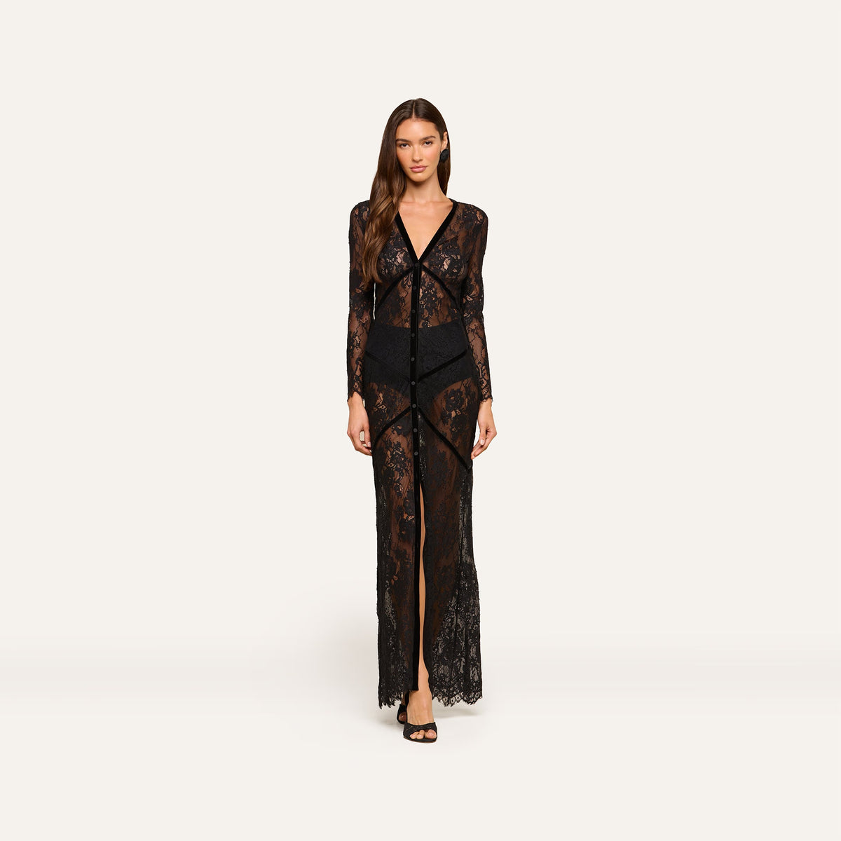 Poesy Lace Maxi Dress