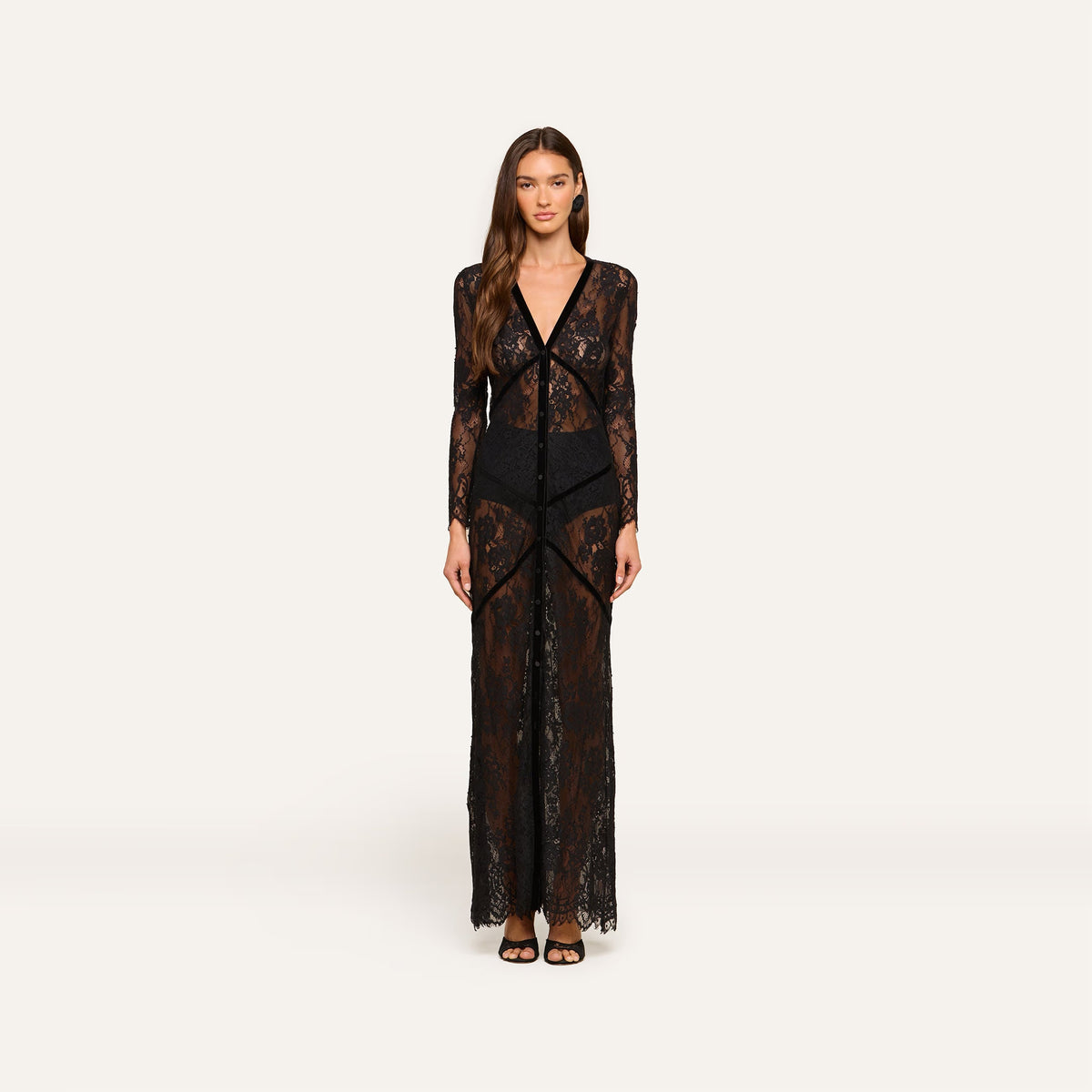 Poesy Lace Maxi Dress