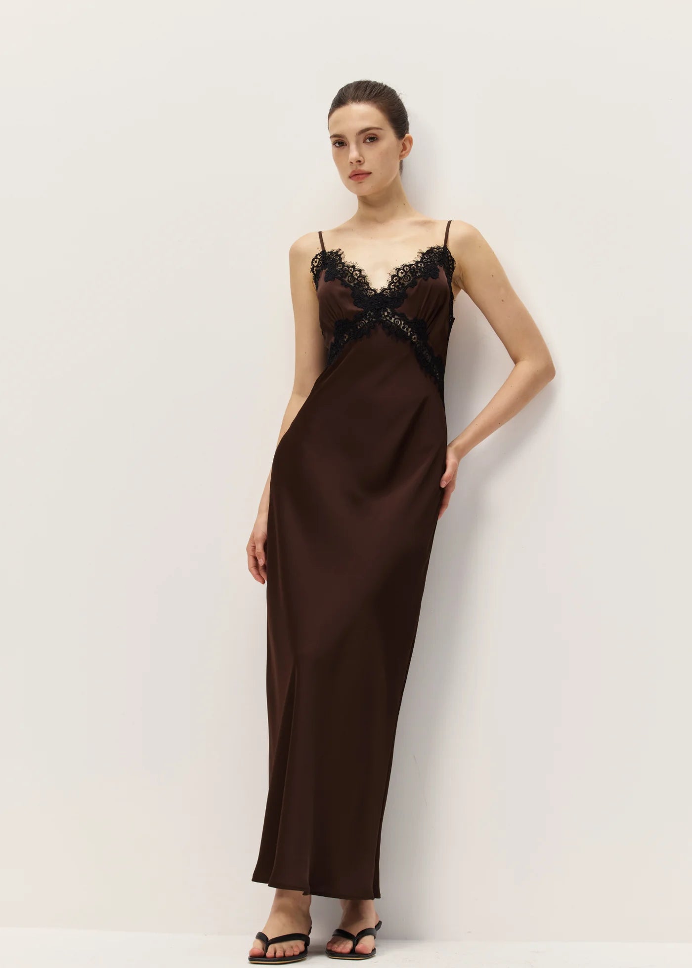 Evy Satin Slip Dress