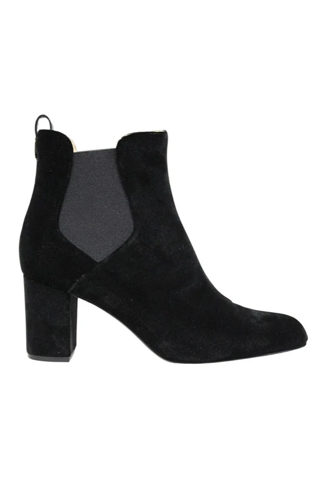 Velvet Heel Boots