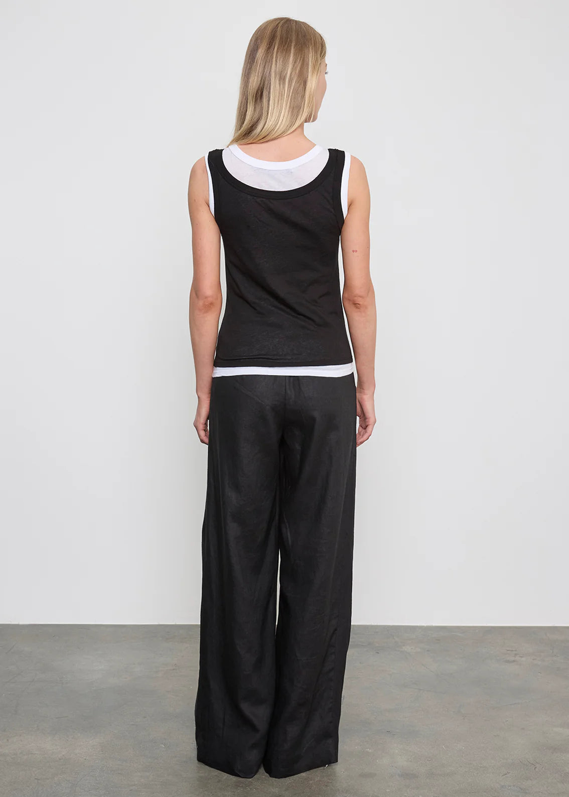 Tissue Jersey Layered Tanks