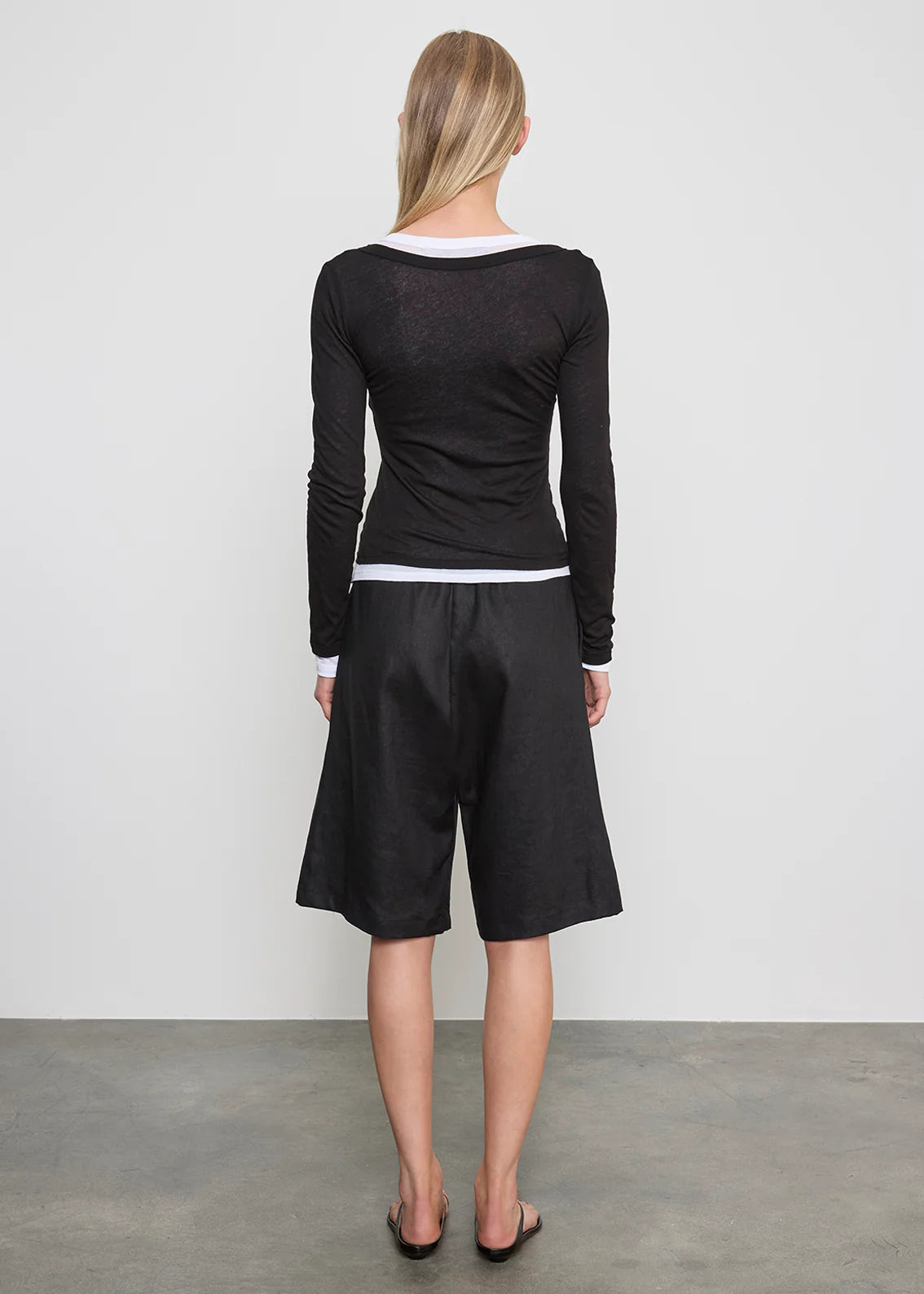 Tissue Jersey Layered L/S