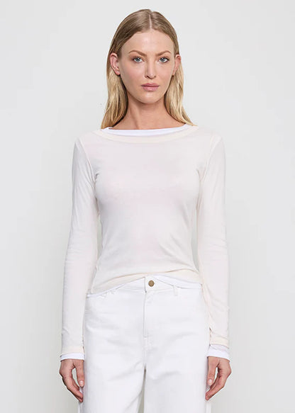 Tissue Jersey Layered L/S
