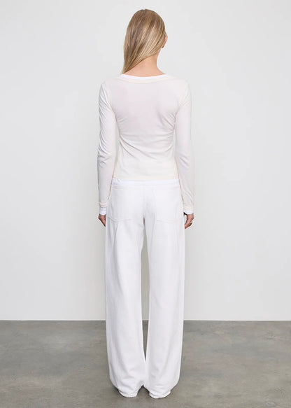 Tissue Jersey Layered L/S