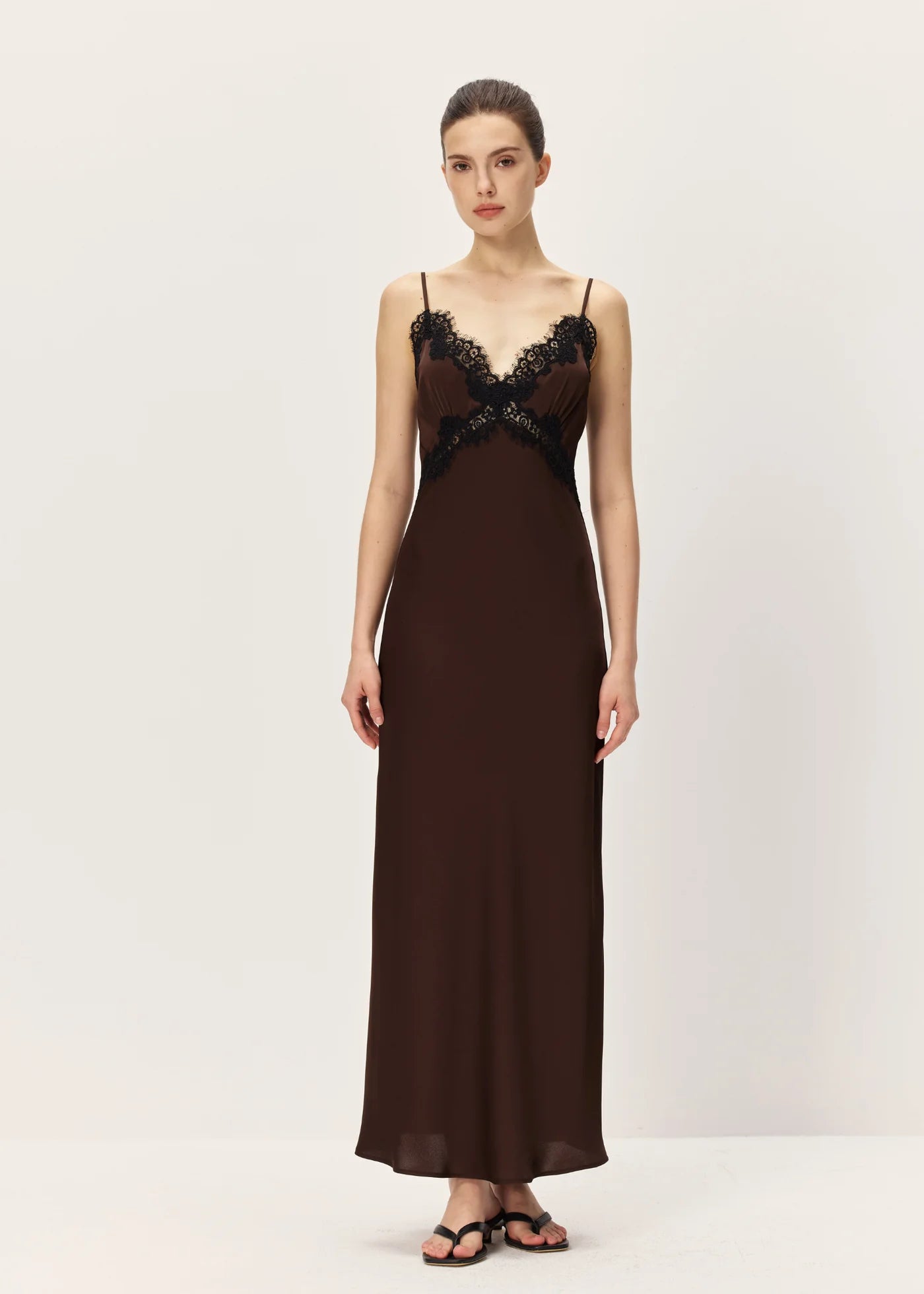 Evy Satin Slip Dress