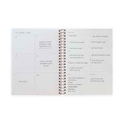 Dorian Weekly Undated Planner