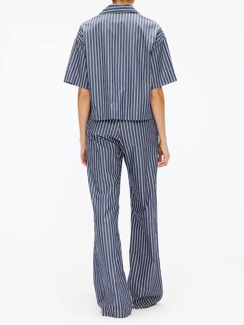 Poplin Cropped S/S Shirt