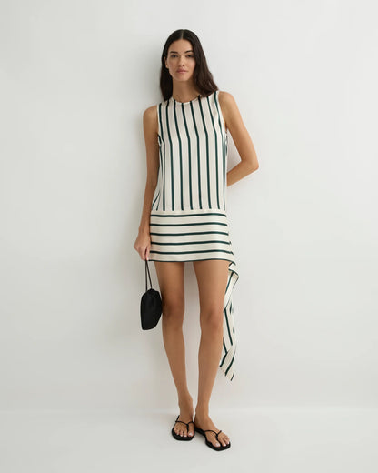 Cannes Sash Hem Mini Dress