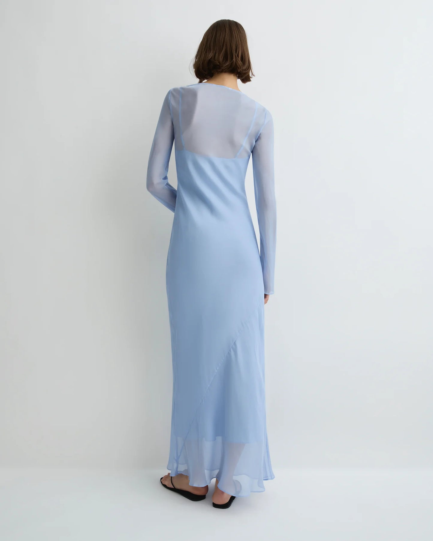 Capri Silk Bias Long Dress