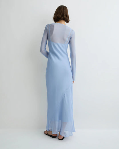 Capri Silk Bias Long Dress