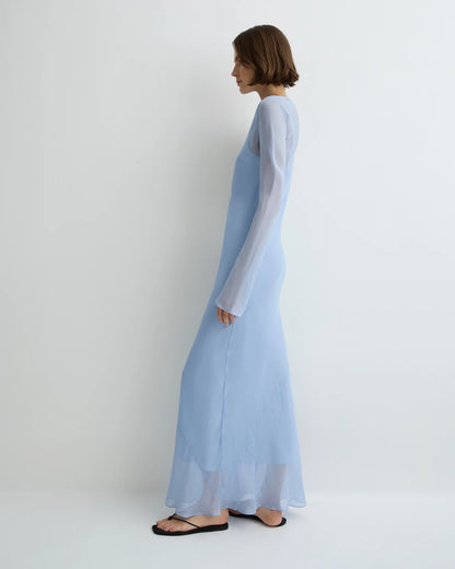 Capri Silk Bias Long Dress