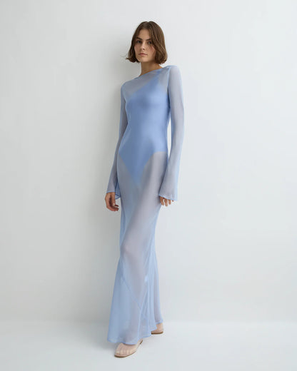 Capri Silk Bias Long Dress