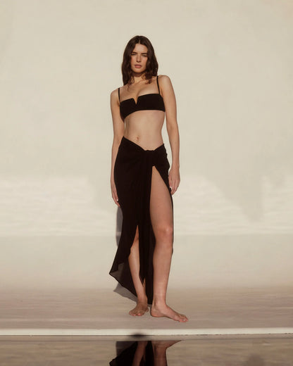 Cremona Tie Front Sarong