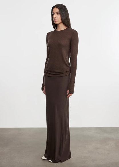 Cashmere Bias Skirt