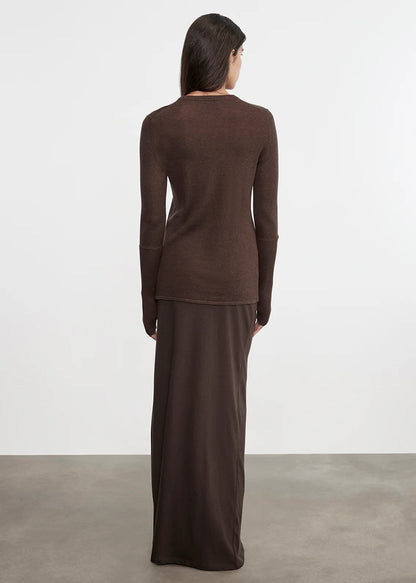 Cashmere Bias Skirt