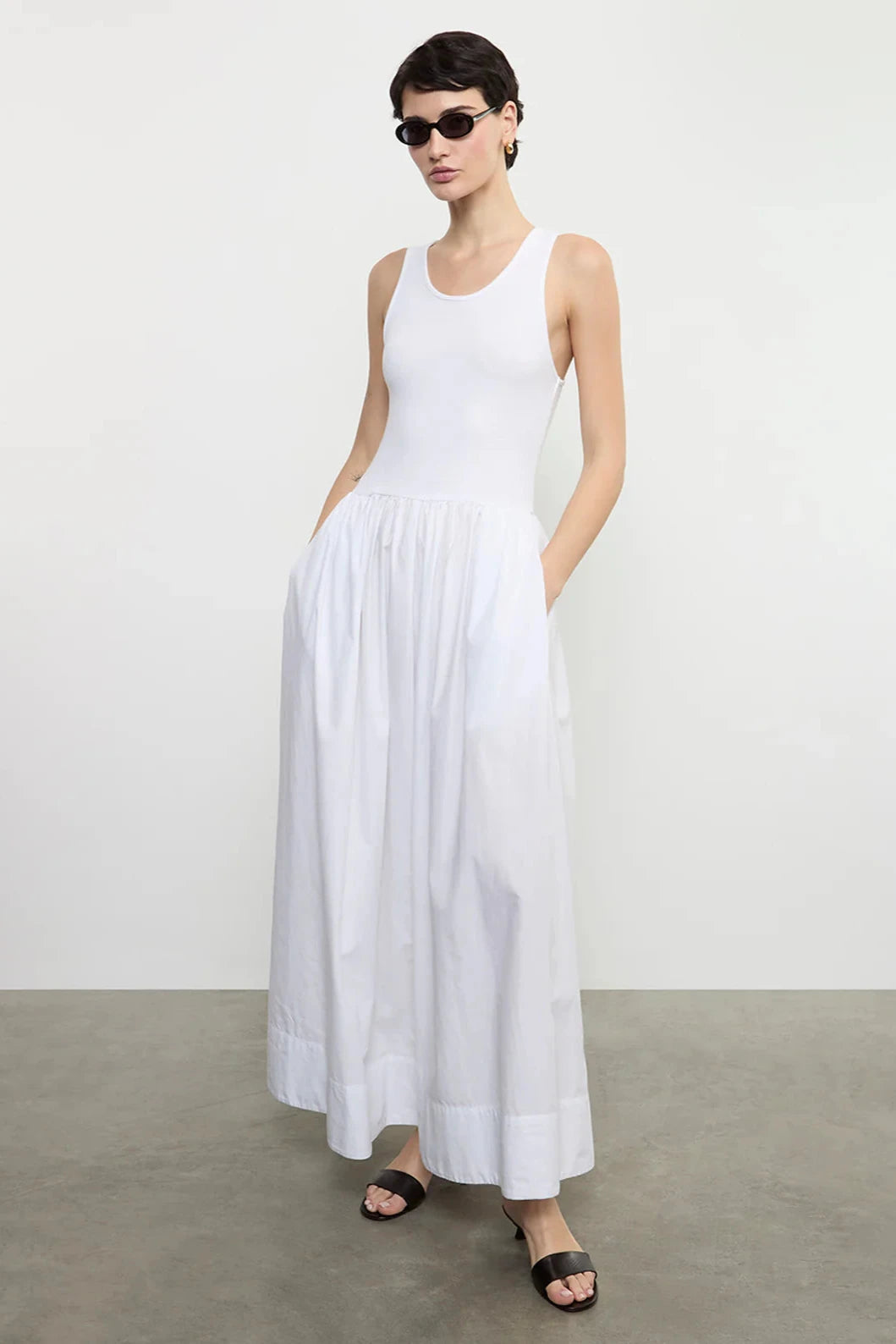 Cotton Resort Tank Dress – MAD WOMAN