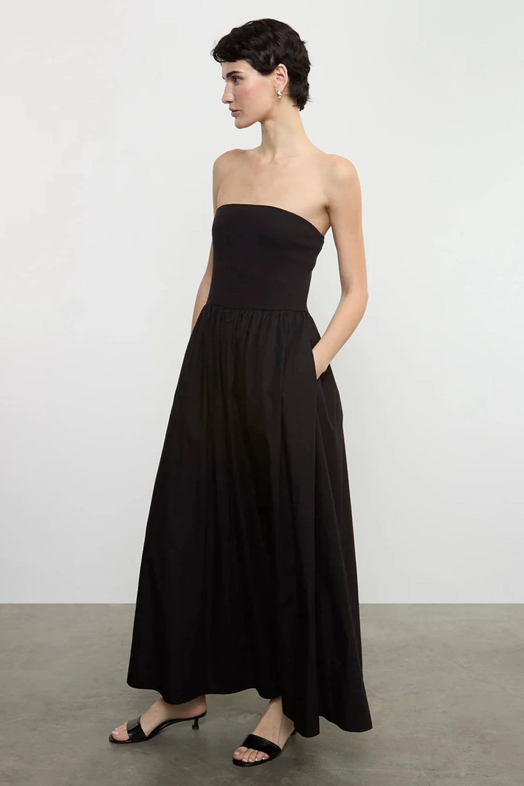 Cotton Resort Strapless Dress