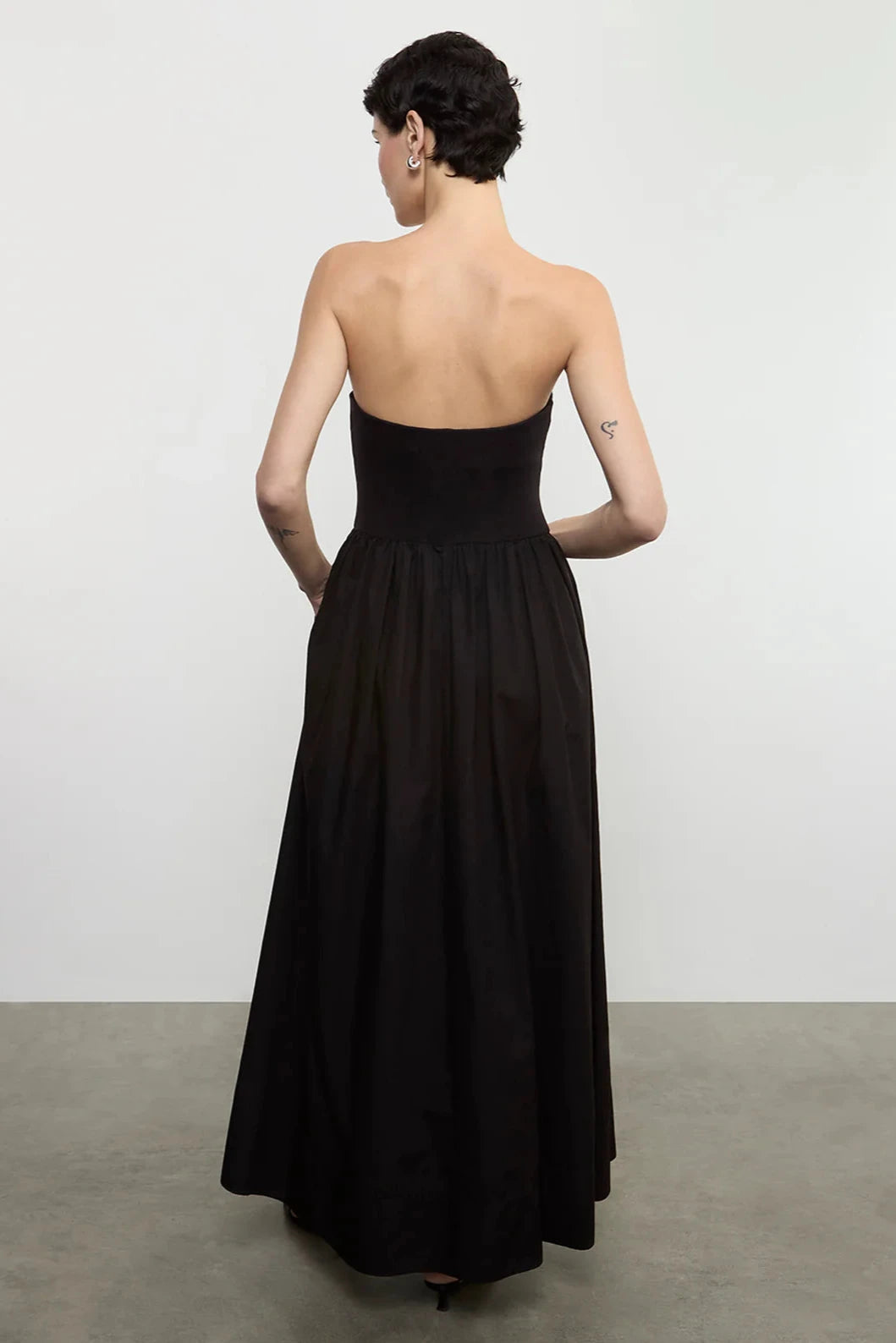 Cotton Resort Strapless Dress